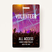 カスタムコンサートのバッジ バッジ (正面)