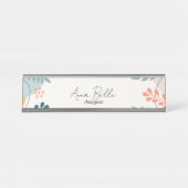 カスタムコンテンポラリーモダン夏 デスクネームプレート (正面)