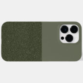 カスタムコントラストモスグリーンiPhone 14 Pro Maxケース Case-Mate iPhoneケース (裏面 (横))