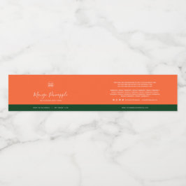 カスタムコントラスト原料の製品ラベル ペットボトルラベル