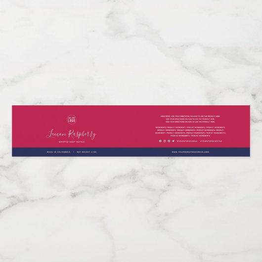 カスタムコントラスト原料の製品ラベル ペットボトルラベル (シングルラベル)