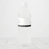 カスタムコントラスト原料の製品ラベル ペットボトルラベル (裏面)