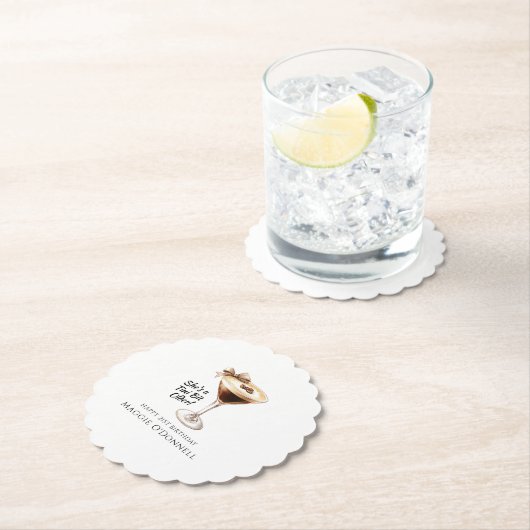 カスタムコースター21th誕生日エスプレッソ・マルティーニ ペーパーコースター (インサイチュ)