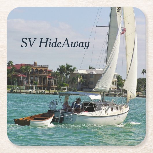 カスタムコースター! スクエアペーパーコースター (正面)