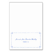 カスタムコースト結婚のブルーシーシェル座席表 テーブルナンバー (正面)