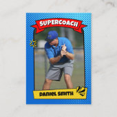 カスタムコーチトレーディングカード漫画ベストコーチエバー コーリングカード (正面)