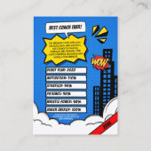 カスタムコーチトレーディングカード漫画ベストコーチエバー コーリングカード (裏面)