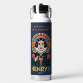 カスタムコーヒモダンーおもしろい引用文初期ライザー ウォーターボトル (正面)