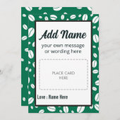 カスタムコーヒーギフトカード保持具 シーズンカード (正面/裏面)