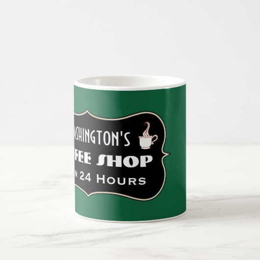 カスタムコーヒーショップマグギフト コーヒーマグカップ (中央)