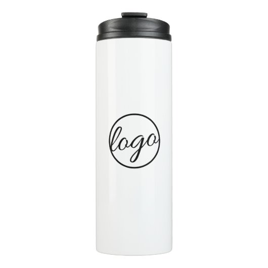 カスタムコーヒーショップレストランビジネスロゴ タンブラー (正面)