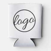 カスタムコーヒーショップレストランビジネスロゴ 缶クーラー (正面)