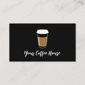 カスタムコーヒーハウス名スタンプロイヤリティカード ロイヤリティカード (正面)