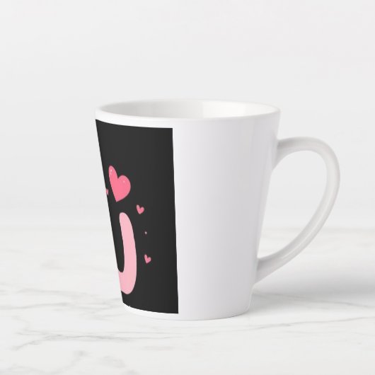 「カスタムコーヒーマグ | 一口飲みに最適» カフェラテマグ (右)