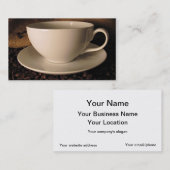カスタムコーヒー名刺 名刺 (正面/裏面)