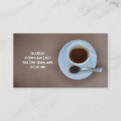 カスタムコーヒー&チョックスプーンコーヒーショップ&パンチ 名刺 (正面)