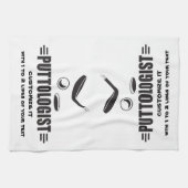 カスタムゴおもしろいルフ キッチンタオル (横)