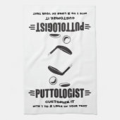 カスタムゴおもしろいルフ キッチンタオル (縦)