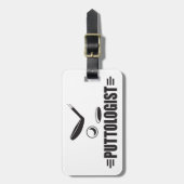 カスタムゴおもしろいルフ ラゲッジタグ (正面縦)