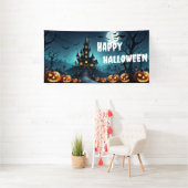 カスタムゴシックハロウィーンバナー 横断幕 (インサイチュ)