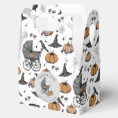 カスタムゴシックビクトリアンベビーキャリッジのハロウィーン フェイバーボックス (オープン)