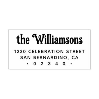 カスタムゴシックレトロタイポグラフィファミリ名 セルフインキングスタンプ