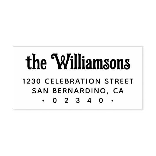 カスタムゴシックレトロタイポグラフィファミリ名 セルフインキングスタンプ (デザイン)