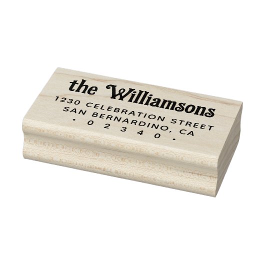 カスタムゴシックレトロタイポグラフィファミリ名 ラバースタンプ (スタンプ)