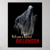 カスタムゴシックCreepy Ghoul幽霊のよく出るハローウィンパーティ ポスター (正面)