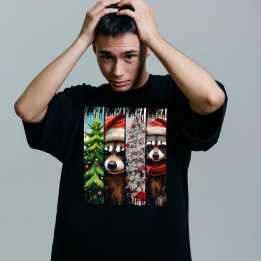 カスタムゴッズパンダクリスマスフェスティバル Tシャツ