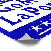 カスタムゴメス農園愛国的ヤギのポスター ポスター (角)