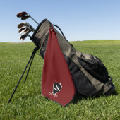 カスタムゴモダンルフテーマロゴモノグラムゴルフタオル ゴルフタオル (グリーン)