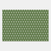 カスタムゴモノグラムのルフ ラッピングペーパーシート (正面3)