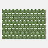 カスタムゴモノグラムのルフ ラッピングペーパーシート (正面)