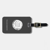 カスタムゴルフのロゴ名 ラゲッジタグ (正面横)