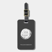 カスタムゴルフのロゴ名 ラゲッジタグ (正面縦)