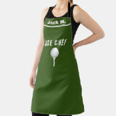 カスタムゴルファーのキッチンギフトパーソナライズされたエースシェフ エプロン (インサイチュ)