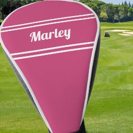 カスタムゴルファーモダンプモノグラムのルガーリーク ゴルフヘッドカバー