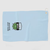 カスタムゴルフクラブクレストモノグラム ゴルフタオル (横)