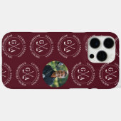 カスタムゴルフクラブヘッドカバー イニシャル入り Case-Mate iPhoneケース (裏面 (横))