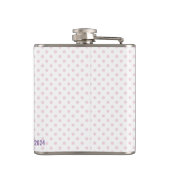 カスタムゴルフクラブレディースリーグビニールフラ包まれたスコ フラスク (裏面)