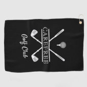 カスタムゴルフクラブロゴ ゴルフタオル (横)