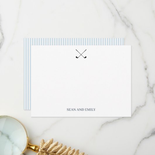 カスタムゴルフクラブロ航海のゴ サンキューカード (正面/裏面インサイチュ)