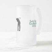 カスタムゴルフクラブ フロストグラスビールジョッキ (正面右)