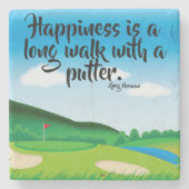 カスタムゴルフコースター ストーンコースター (正面)