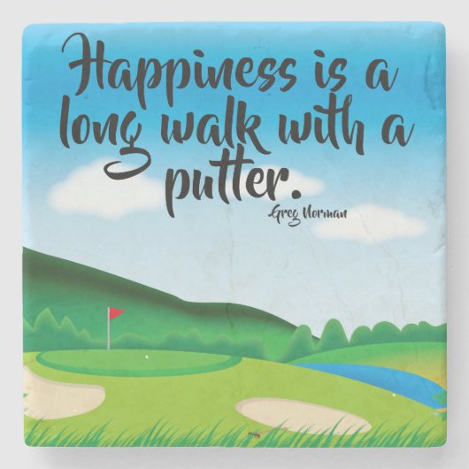 カスタムゴルフコースター ストーンコースター (正面)