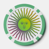 カスタムゴルフコーストランプのポーカーチップ ポーカーチップ (裏面)