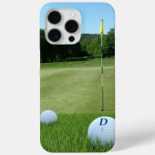 カスタムゴルフコースフォトゴルファーMonogram Fairway Case-Mate iPhoneケース (裏面)