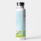 カスタムゴルフソール水瓶 ウォーターボトル (右面)