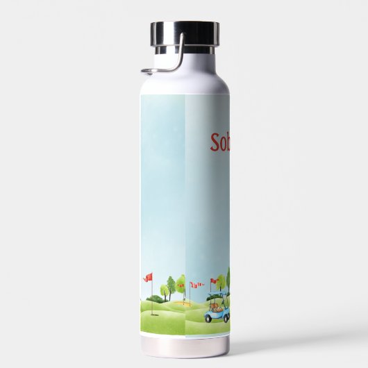 カスタムゴルフソール水瓶 ウォーターボトル (右面)